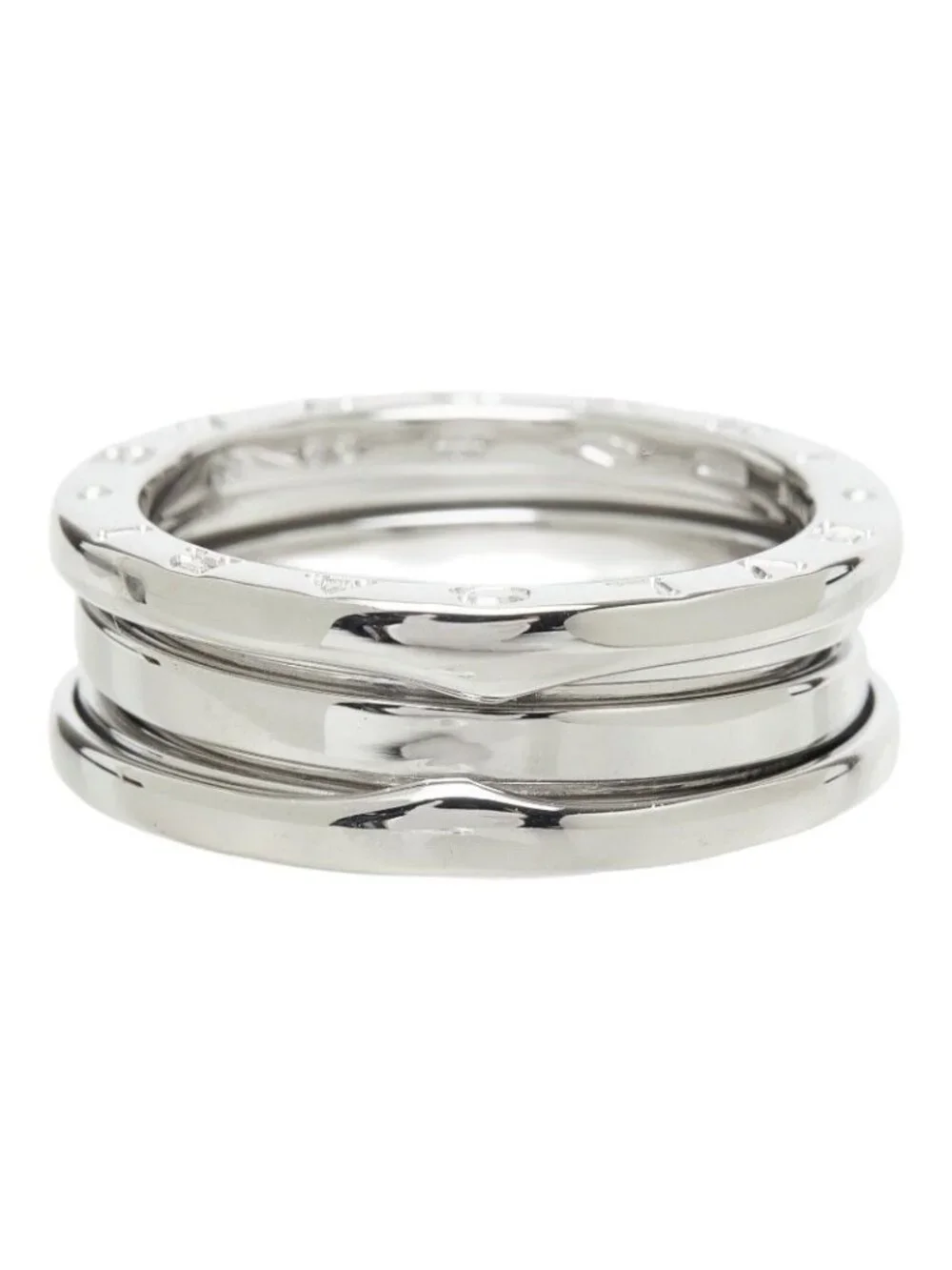 Bvlgari B.zero1 Band Ring 56 18k White Gold